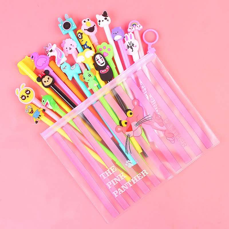 Lot de 20 : Adorable ensemble de stylos gel cartoon