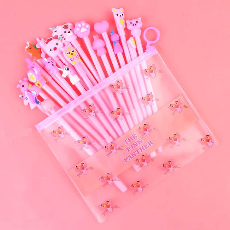 Lot de 20 : Adorable ensemble de stylos gel cartoon