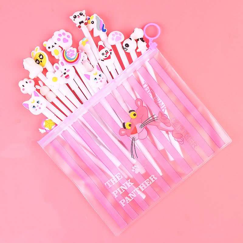 Lot de 20 : Adorable ensemble de stylos gel cartoon