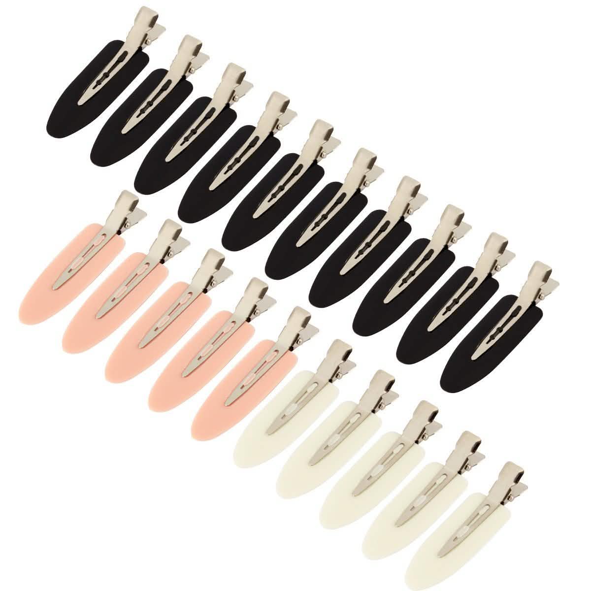 Lot de 20 : Pinces à cheveux anti-plis pour l'application du maquillage