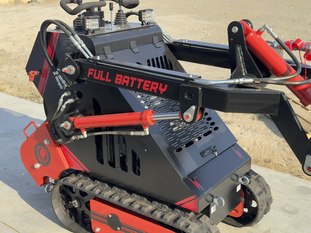 72V 16.4kWh リチウム電動ミニトラックローダースキッドステア