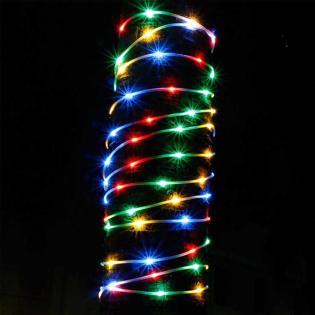 200 Led Multi-Color Waterproof Solar Rope String Fairy Lights