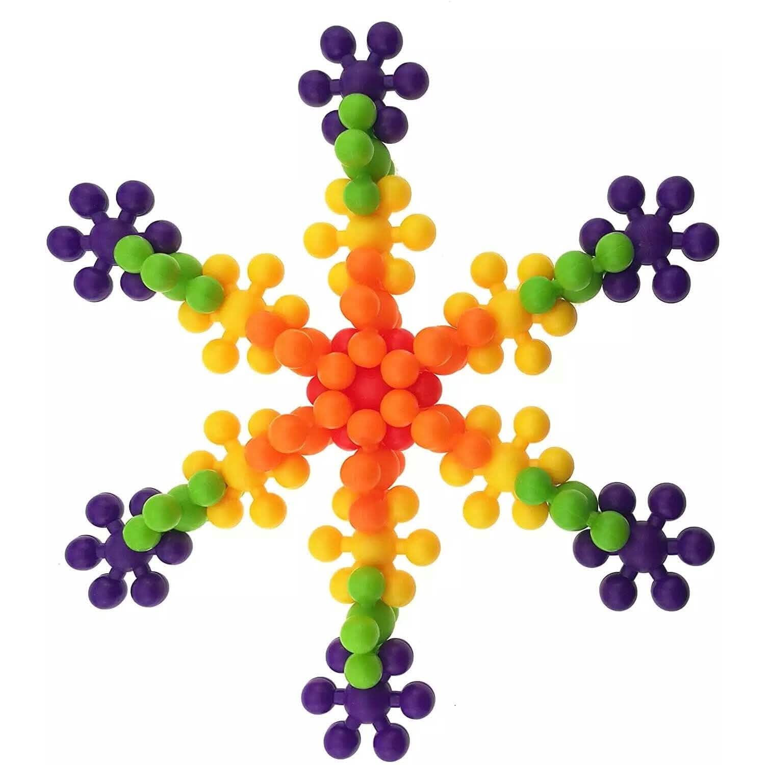 200-Piece: 3D Interlocking Building Blocks STEM Toy