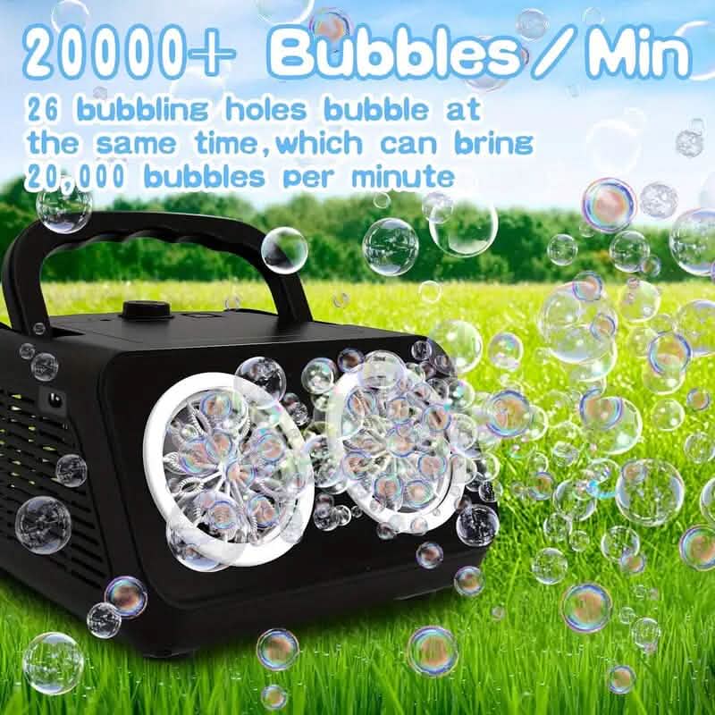 20000+バブル 電動バブルマシン 2ファン搭載