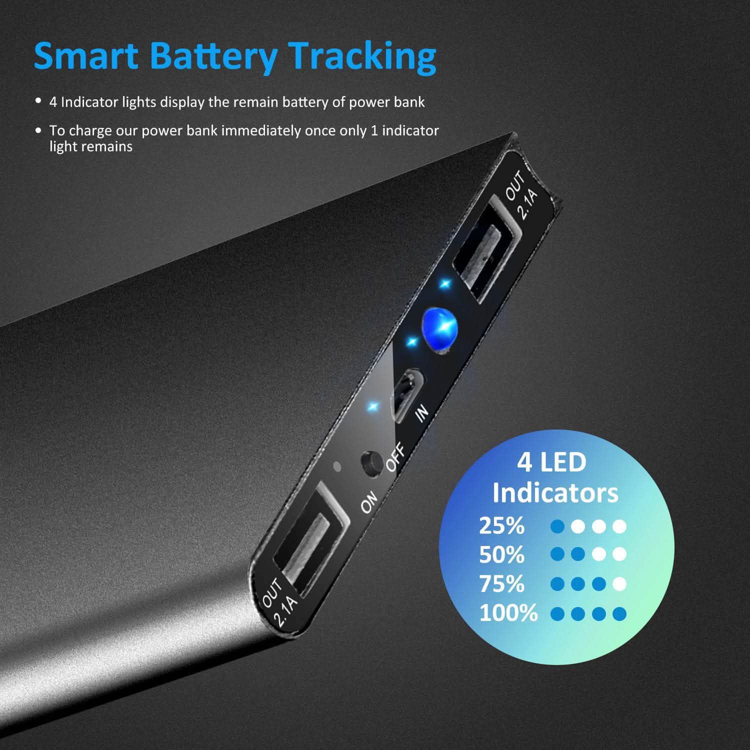 Batterie Externe Ultra Fine 20000 mAh