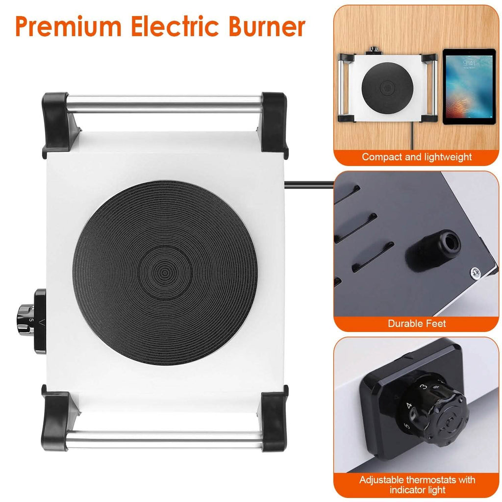 2000W Electric Burner Portable Coil Heating Hot Plate Stove Countertop