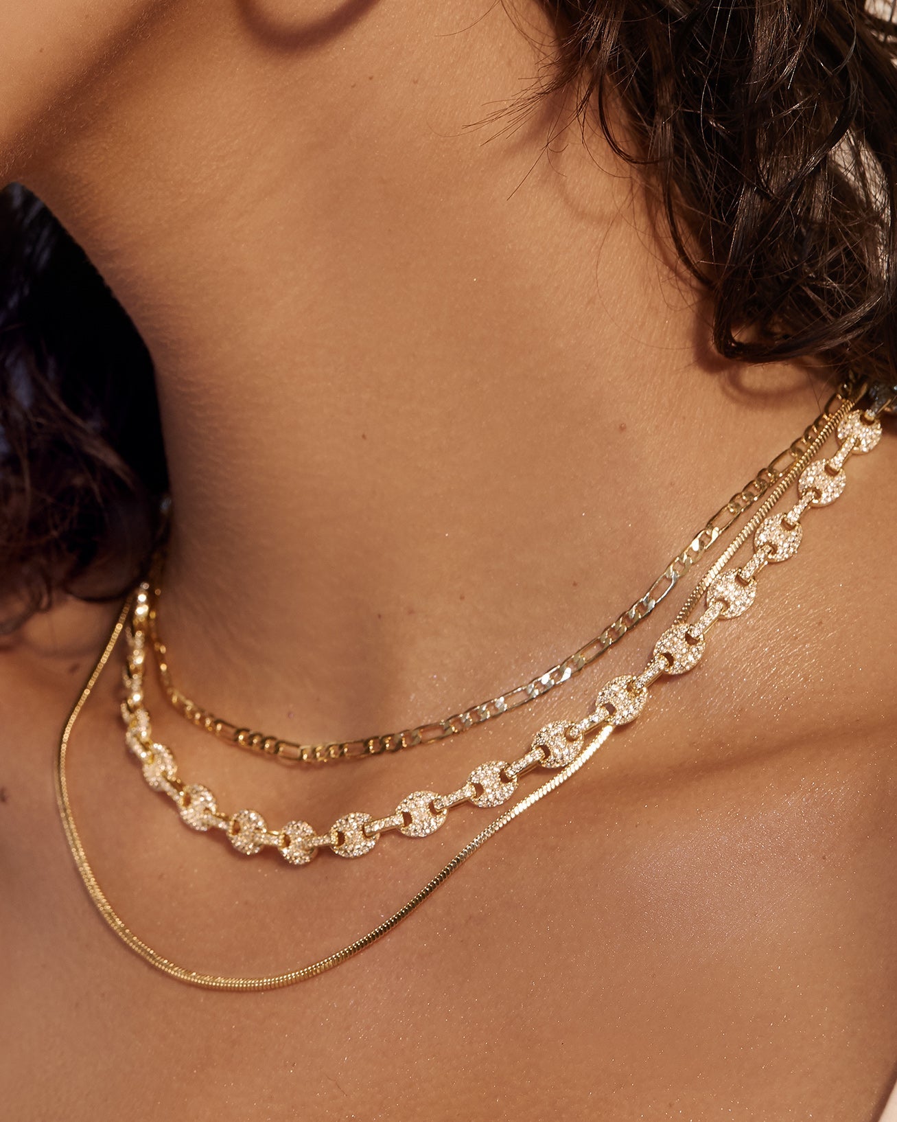 Cecilia Chain Necklace- Gold (Ships Mid September)