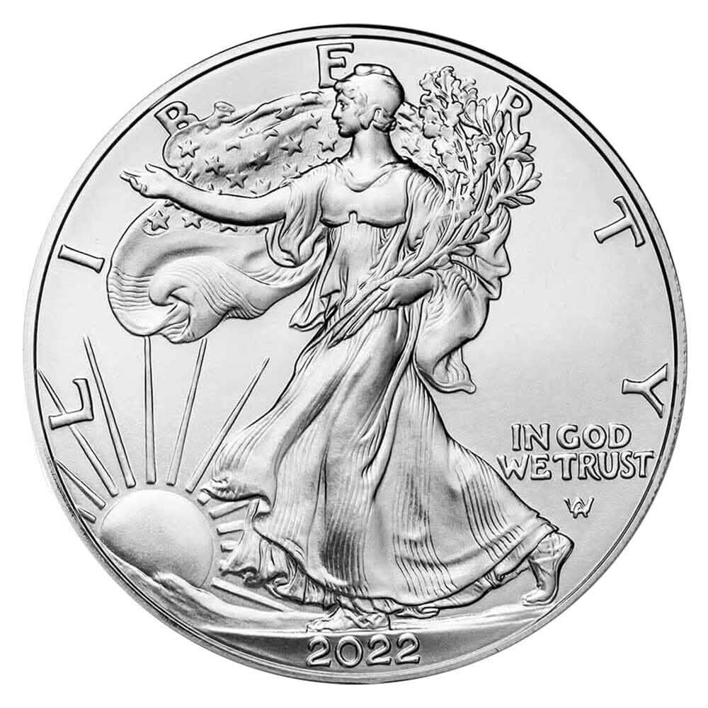 2022 $1 American Silver Eagle 1 Oz BU