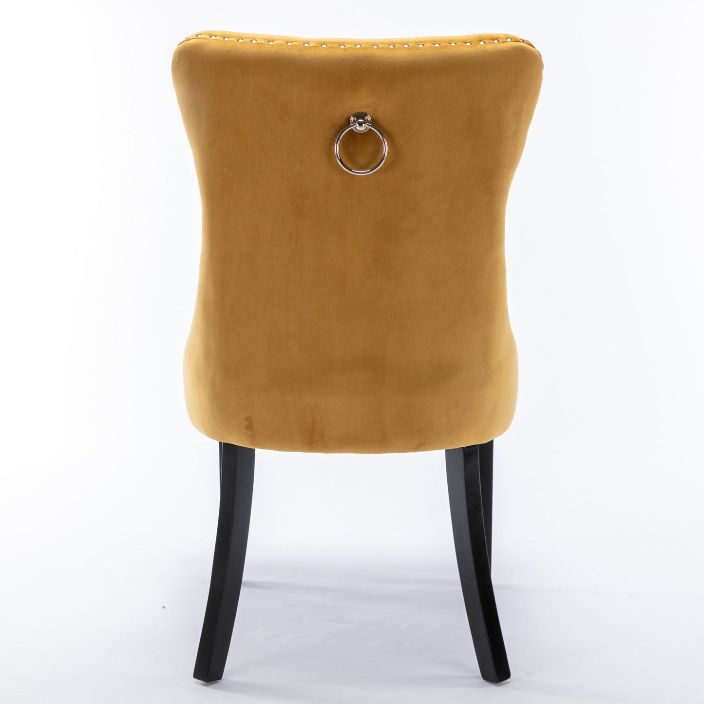 Nikki Collection Modern Velvet Upholstered Dining Chair Set