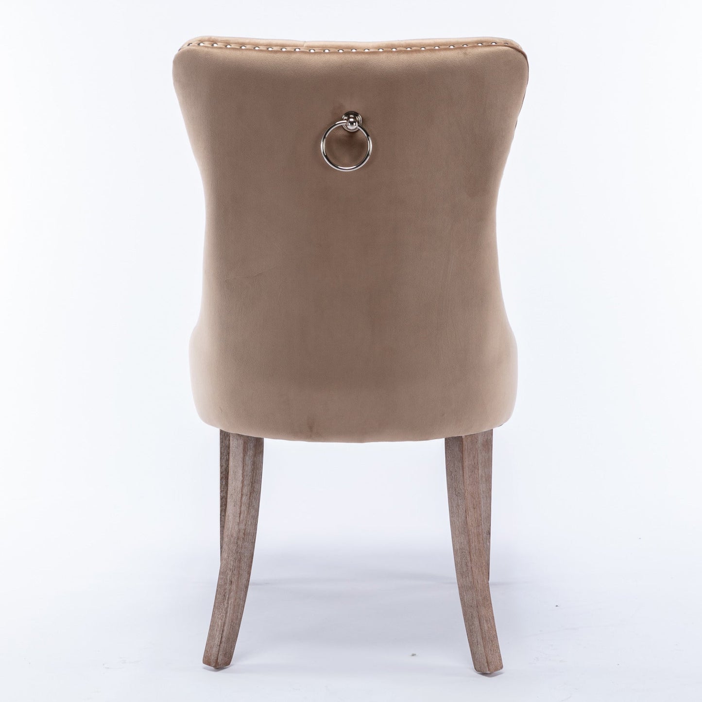 Nikki Collection Velvet Upholstered Dining Chair Set