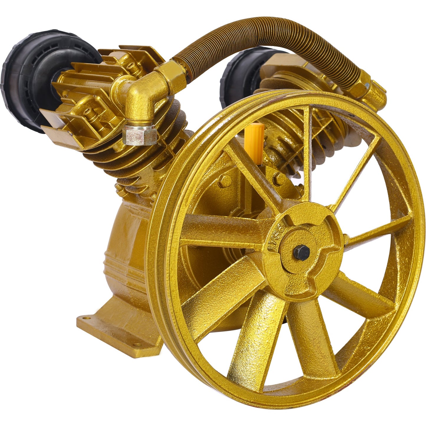 5.5HP Air Compressor Pump Head 21CFM, 115 PSI V-Type Dual-Cylinder
