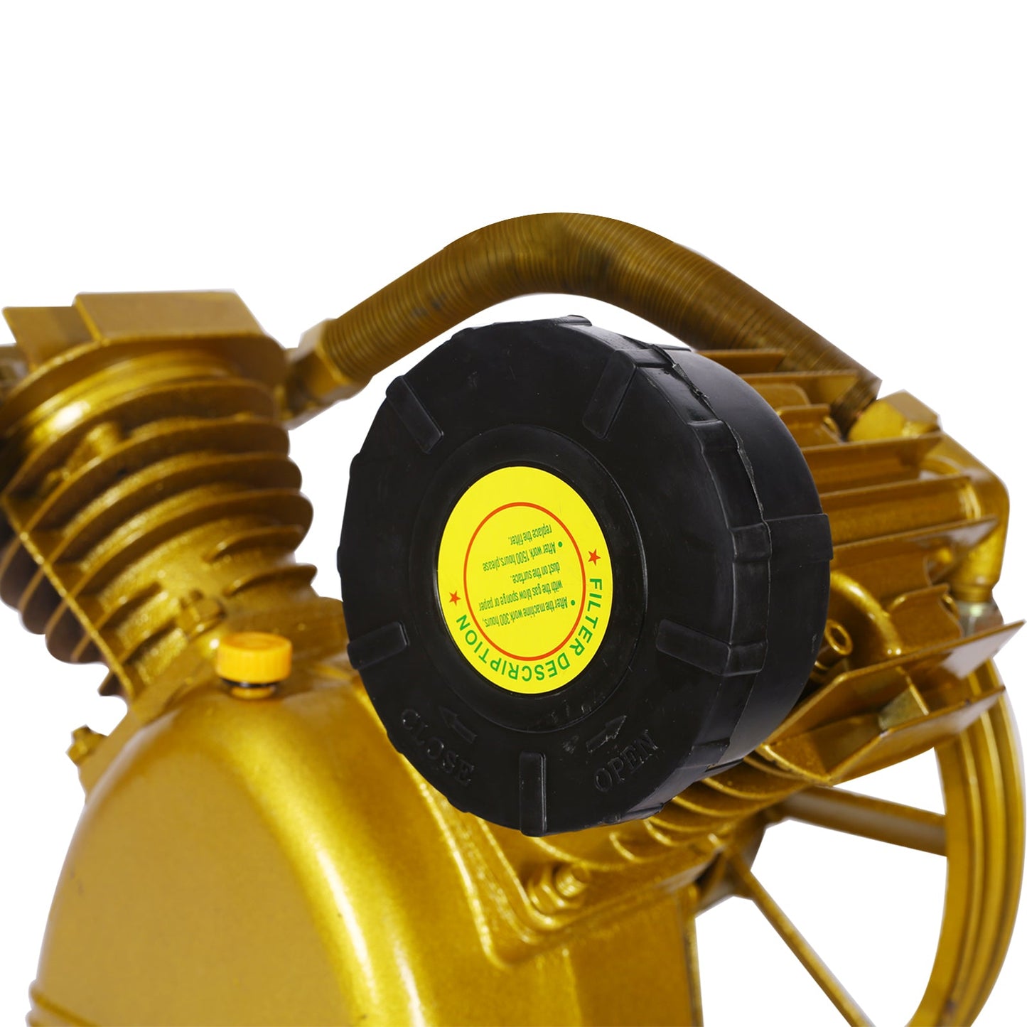 5.5HP Air Compressor Pump Head 21CFM, 115 PSI V-Type Dual-Cylinder
