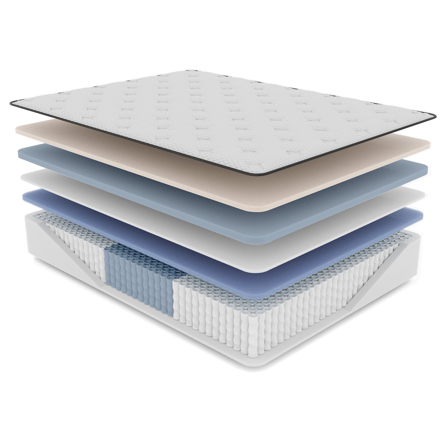 Diamond Hughes Cool Responsive Latex Hybrid Mattress - Firm Feel