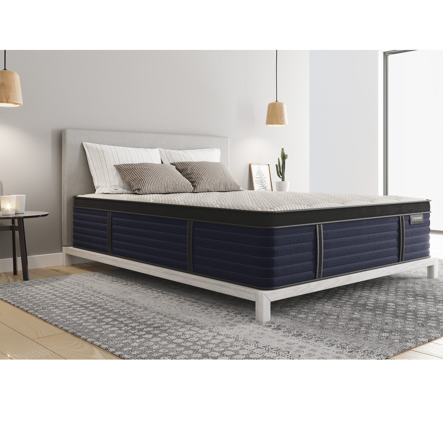 Diamond Hughes Cool Responsive Latex Hybrid Mattress - Firm Feel