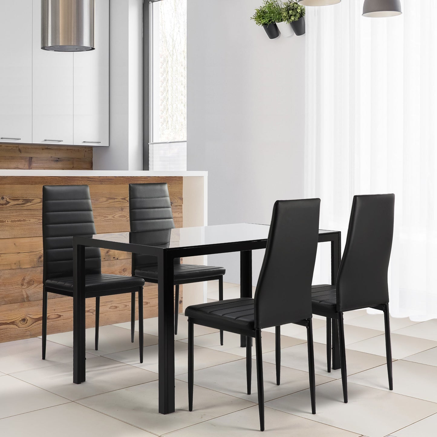 5 Pieces Dining Table Set for 4