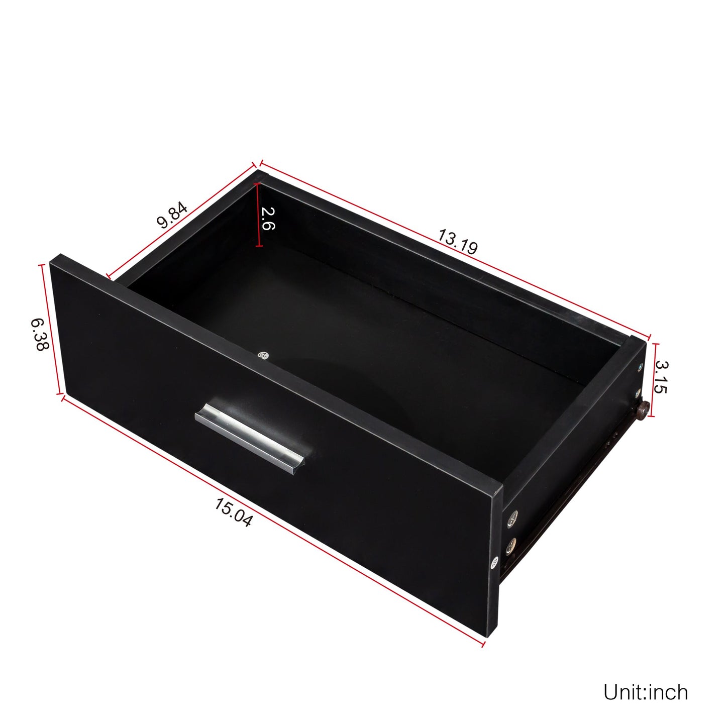 Black Modern Hair Desk