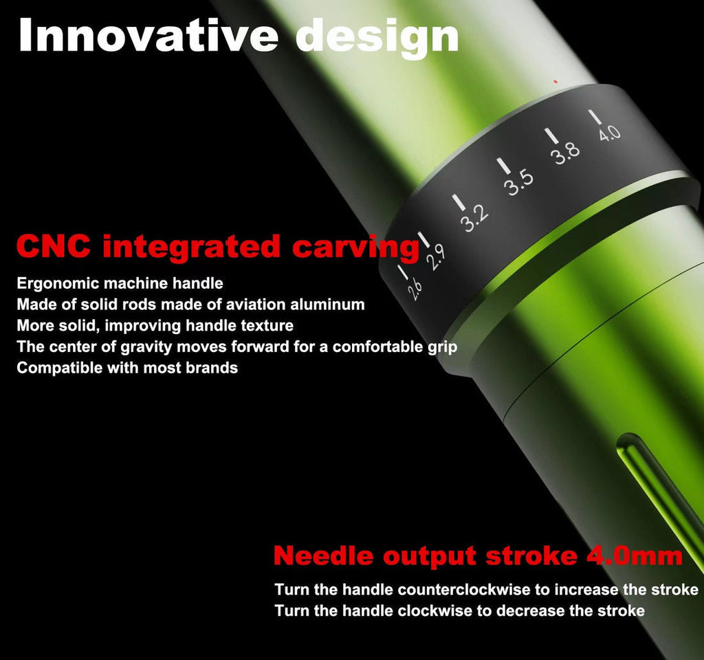 Stylo rotatif sans fil réglable BRONC Max V12 2024