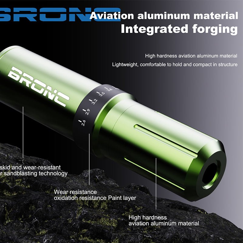 Stylo rotatif sans fil réglable BRONC Max V12 2024