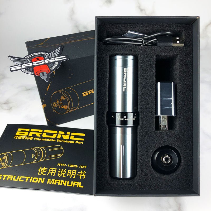 Stylo rotatif sans fil réglable BRONC Max V12 2024