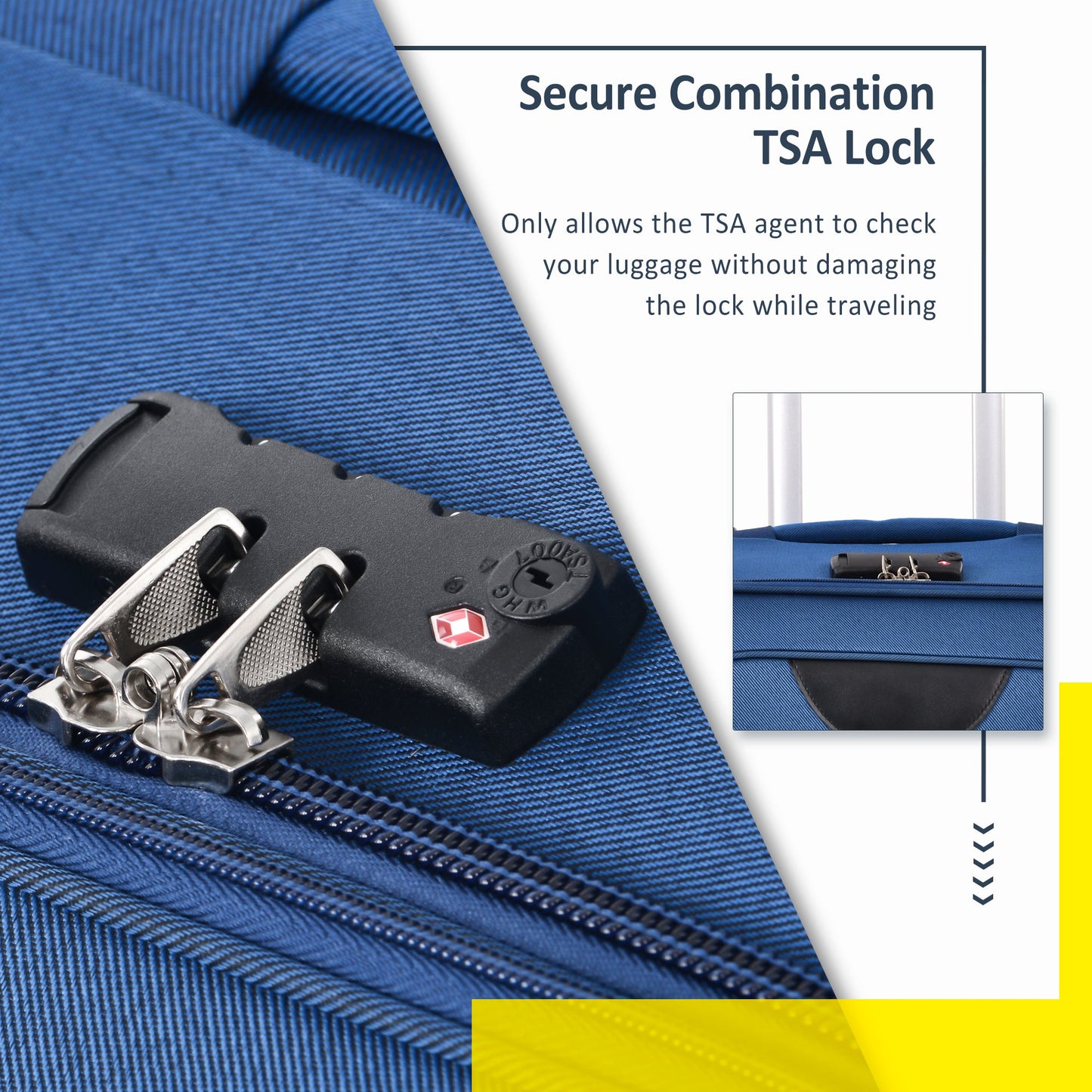 Softside Luggage Expandable 3 Piece Set