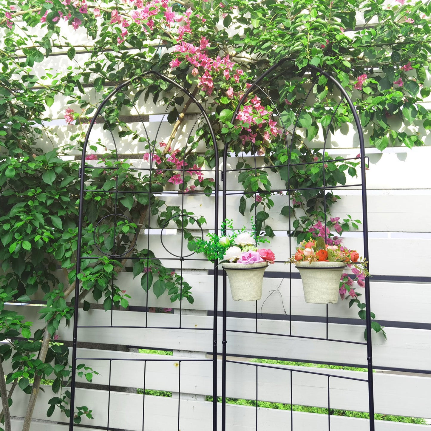 2 Pack Metal Garden Trellis