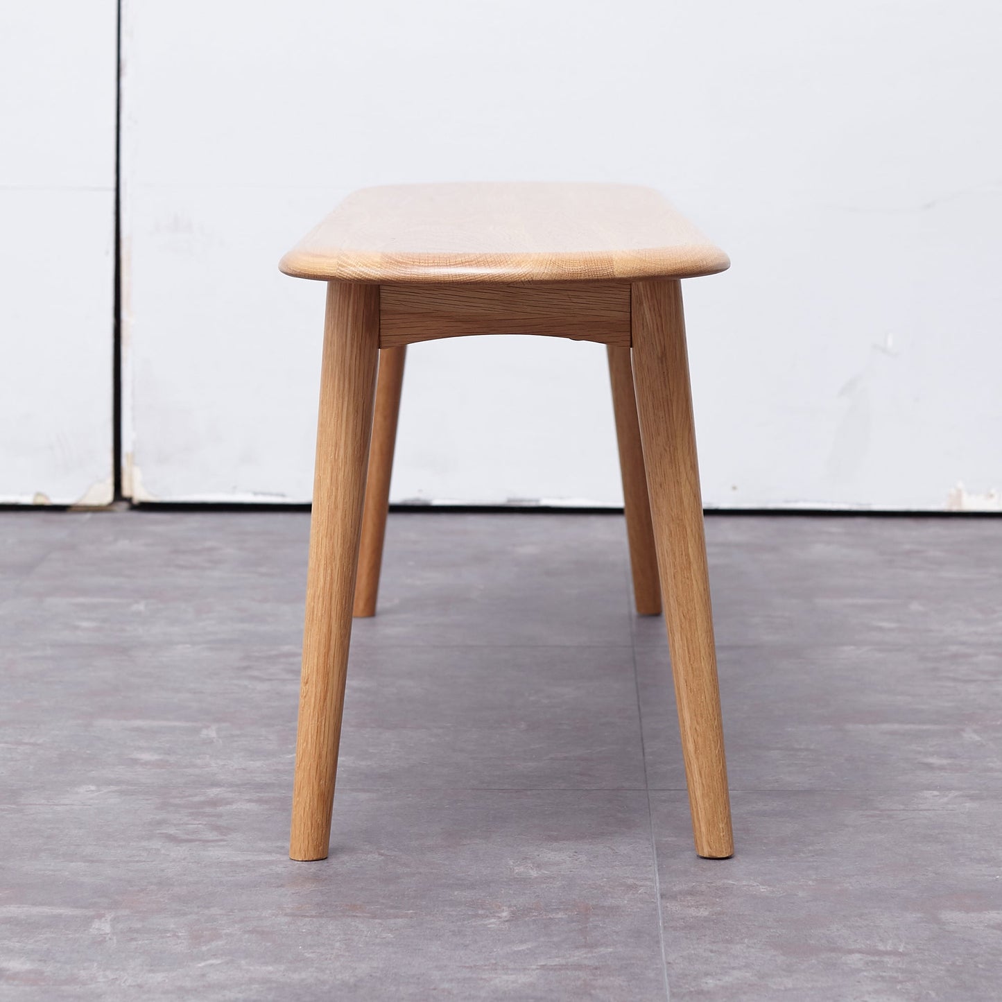 Natural Solid Oak Wood Dining Bench