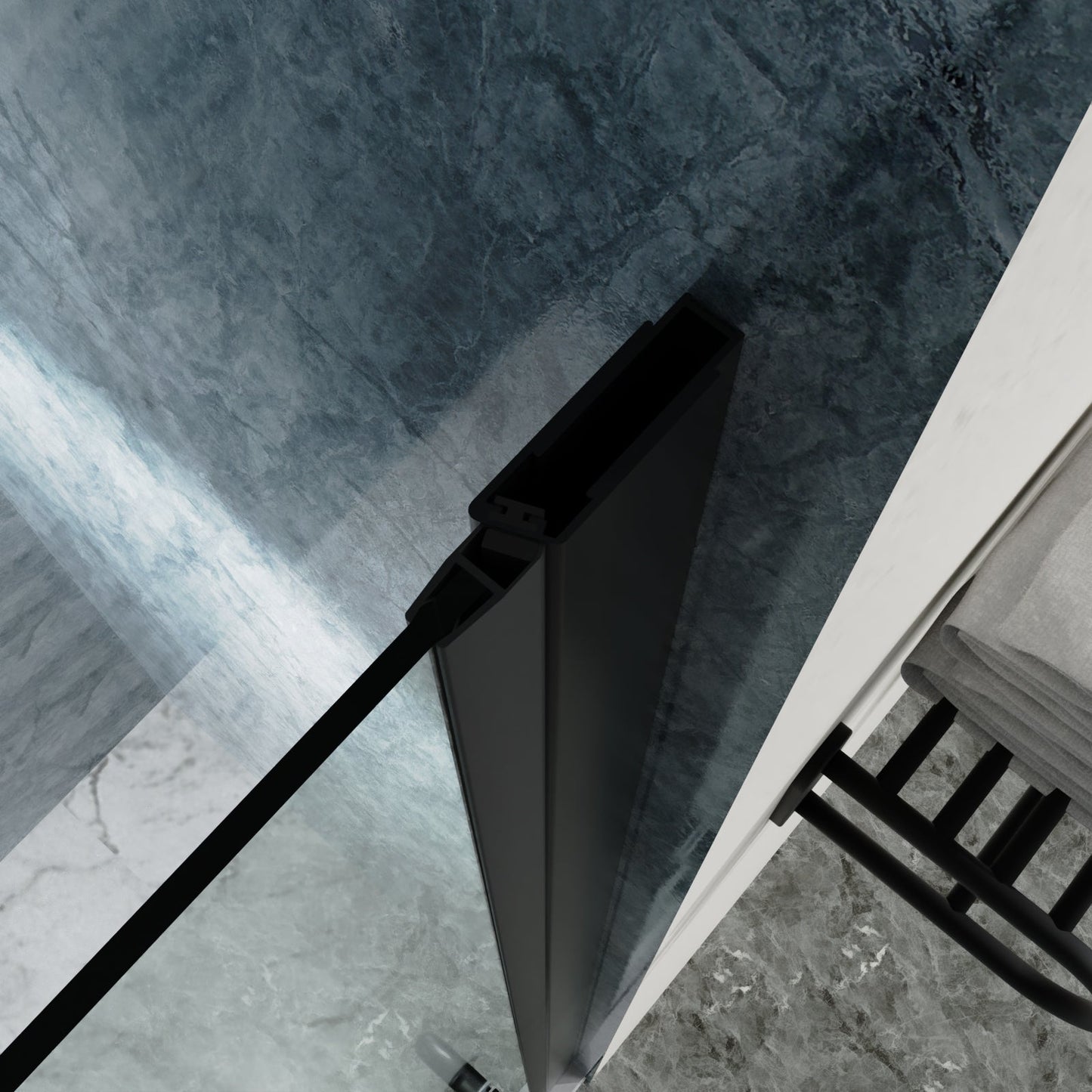 Bi-Fold Semi-Frameless Shower Doors