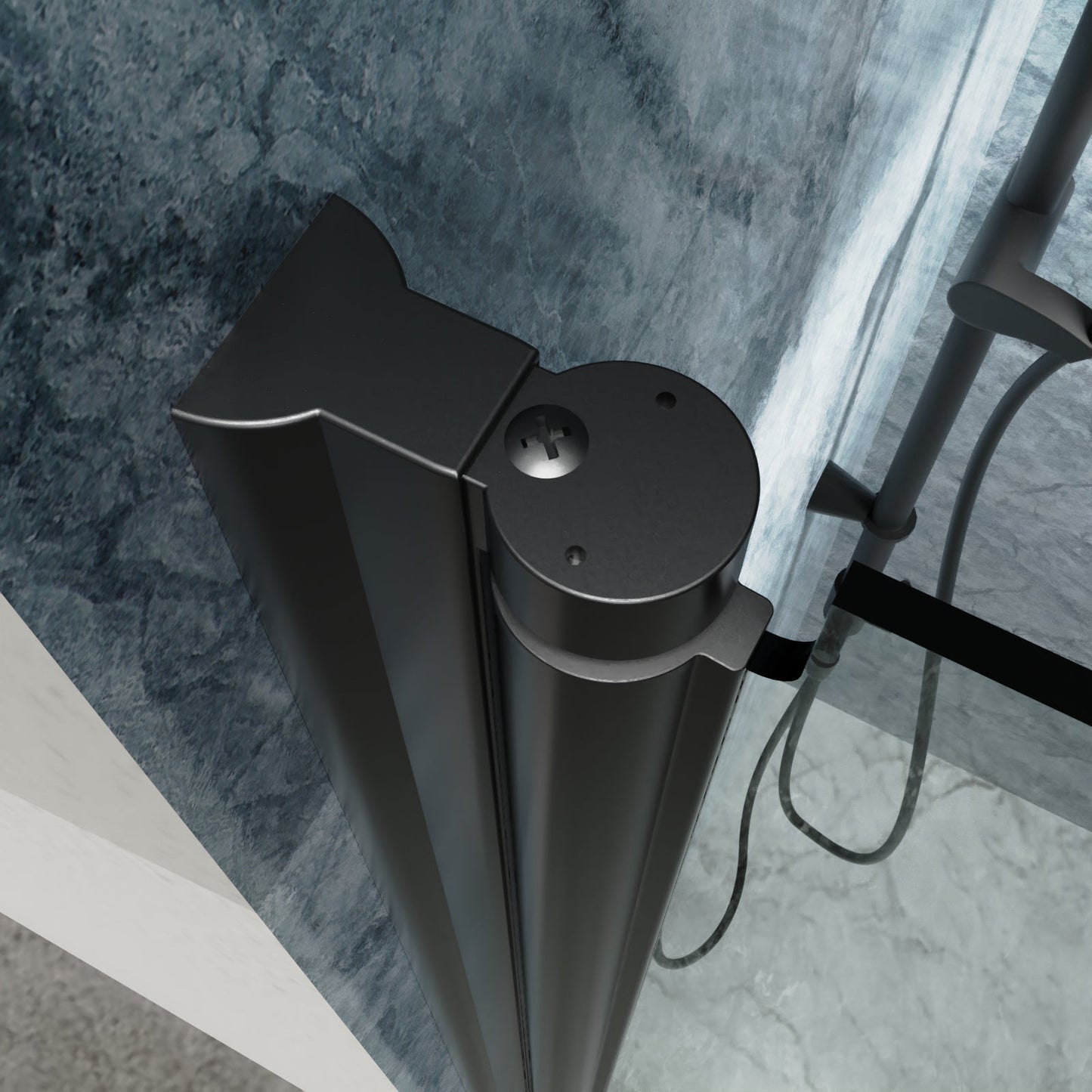 Bi-Fold Semi-Frameless Shower Doors