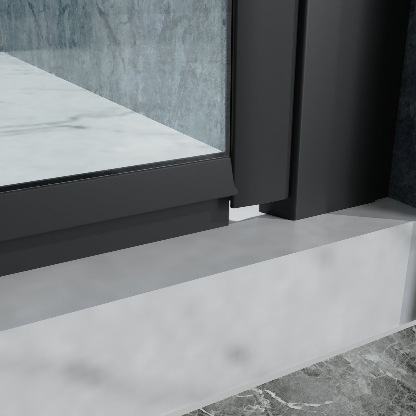 Bi-Fold Semi-Frameless Shower Doors