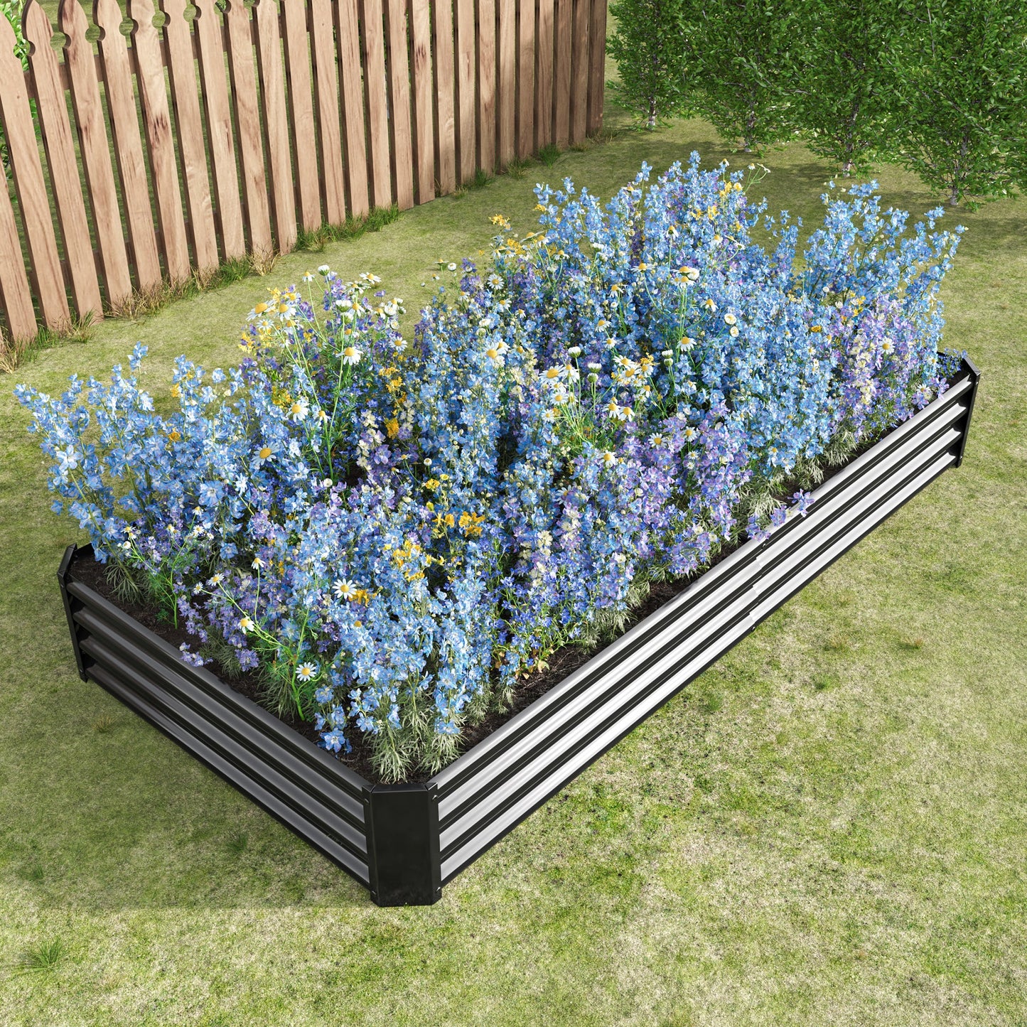 Raised Garden Bed Kit - Metal Raised Bed