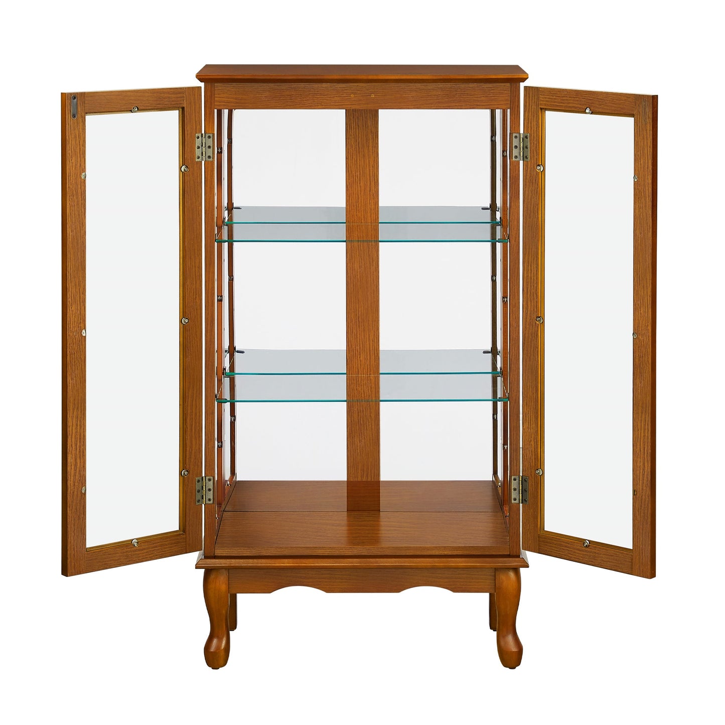 Lighted Curio Cabinet with Adjustable Shelves