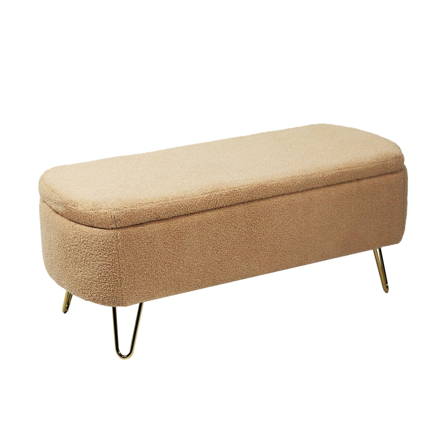 Camel Storage Ottoman Bench for End of Bed