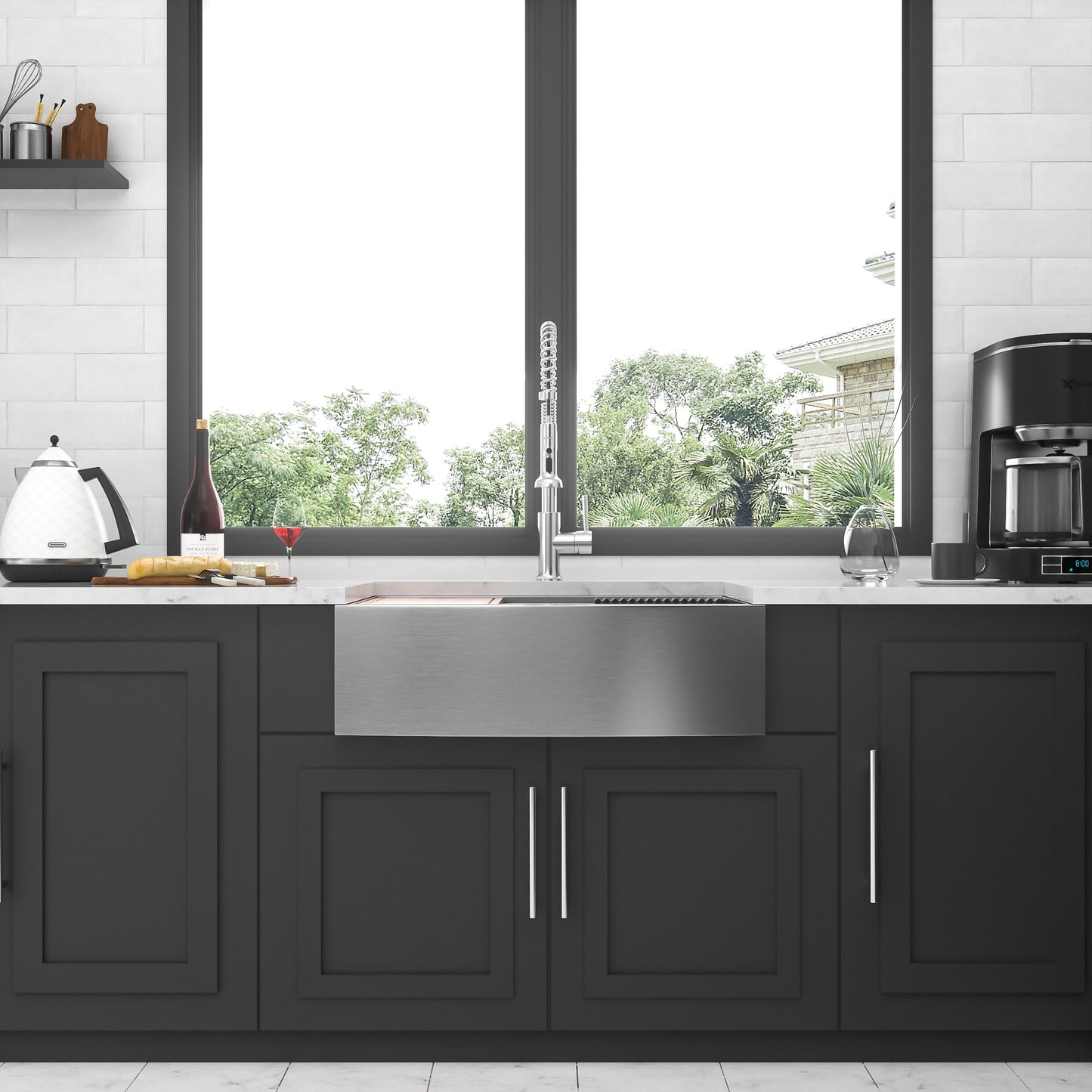 33 x 22 x 10 Inch Farmhouse Kitchen Sink