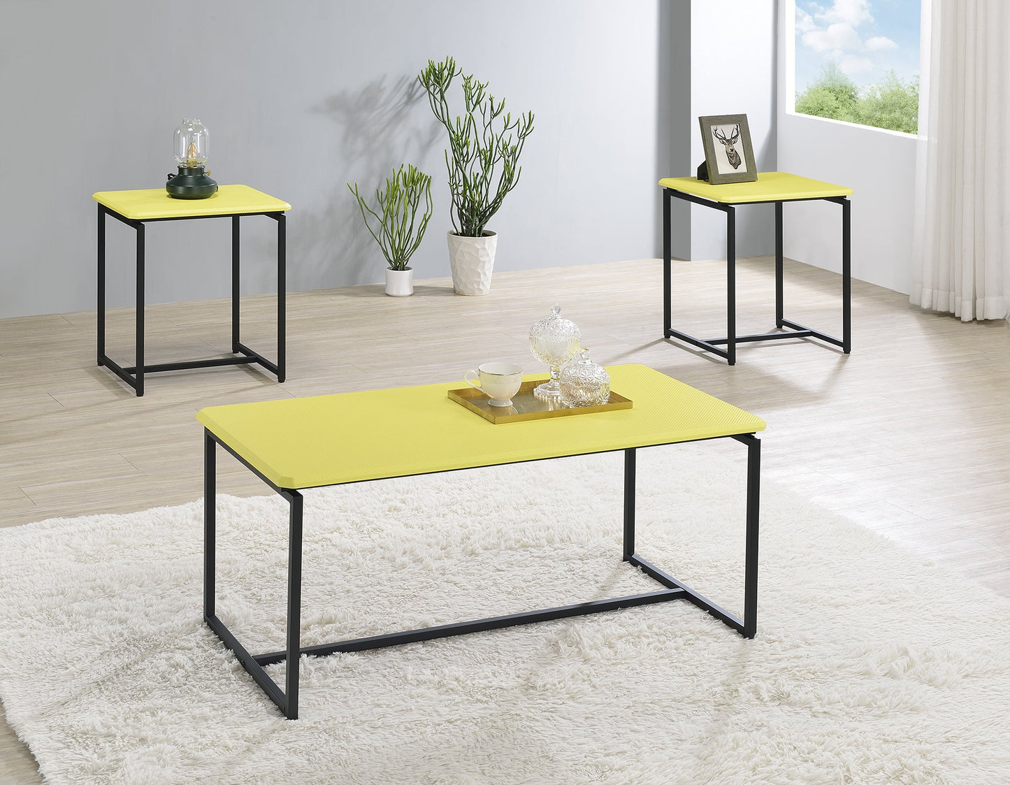 GT 3 Piece Coffee Table and End Table Set