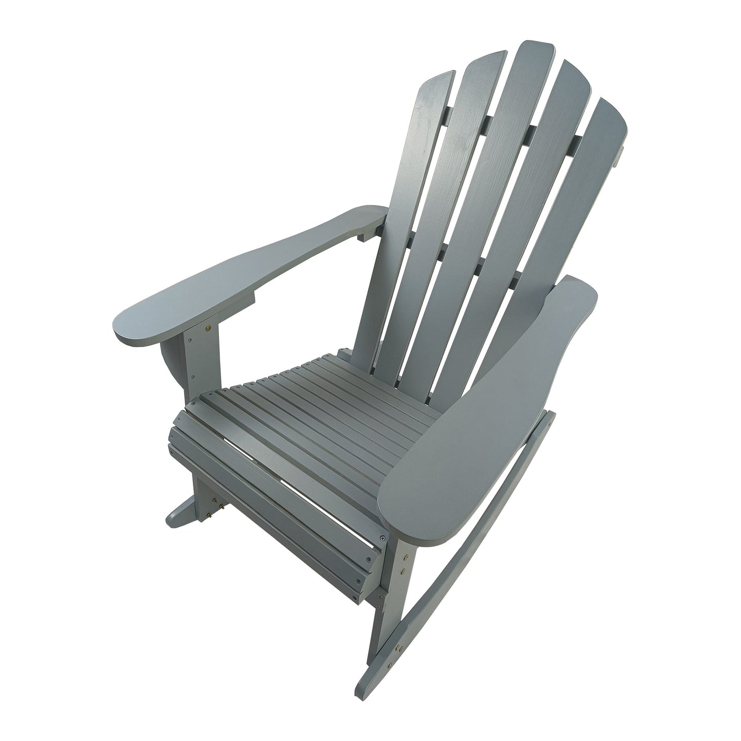 Reclining Wooden Outdoor Rocking Adirondack Chair
