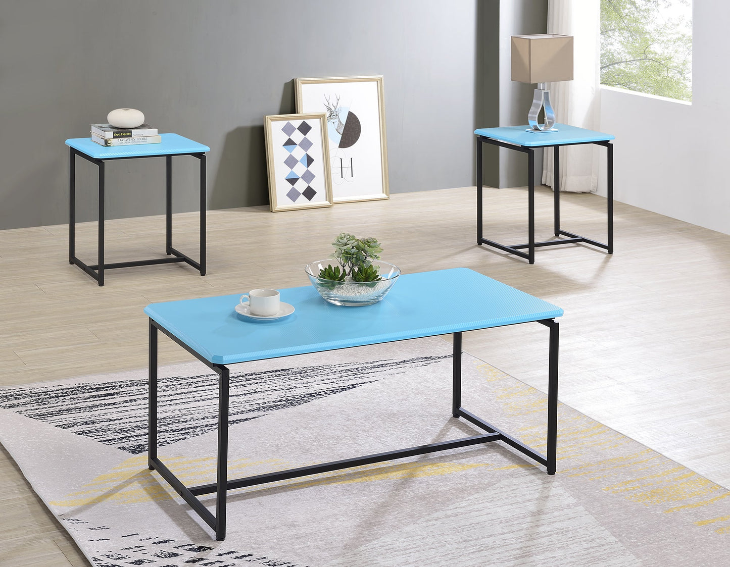 GT 3 Piece Coffee Table and End Table Set