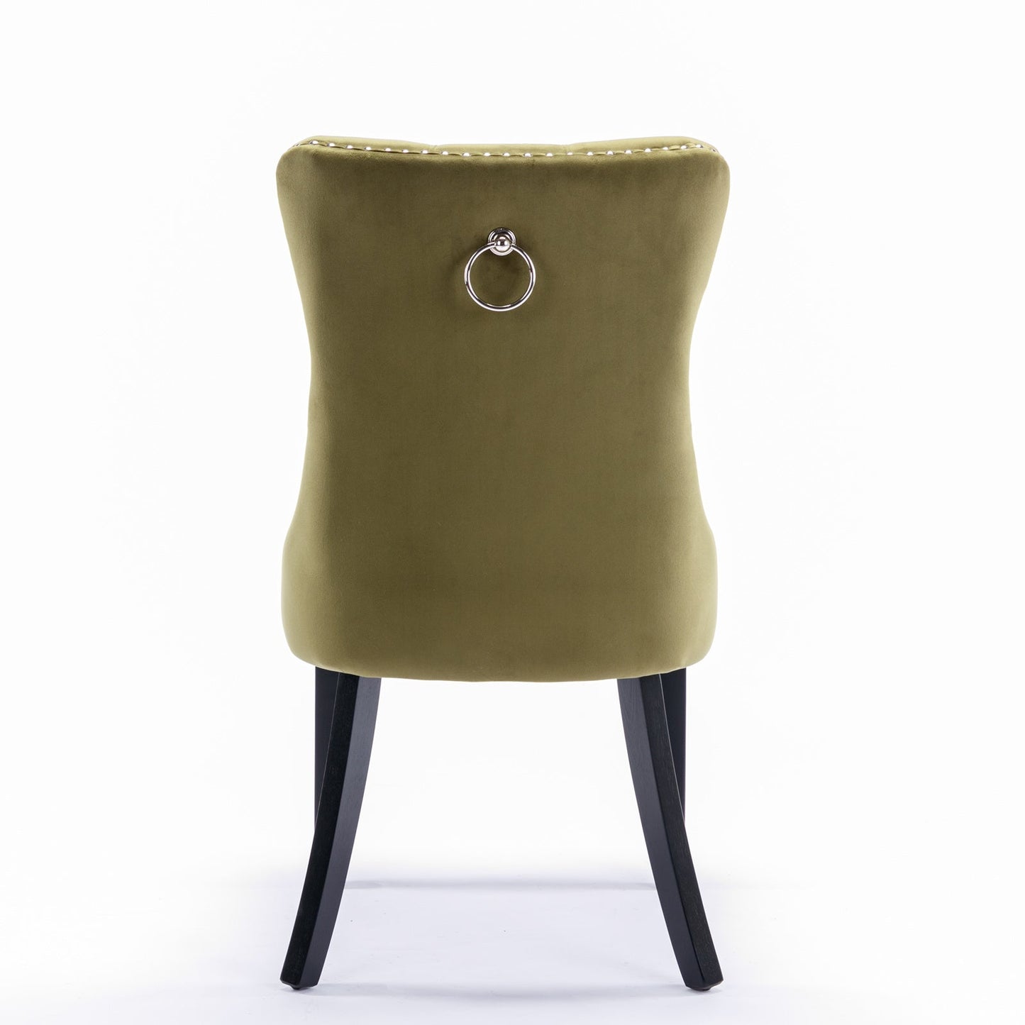 Nikki Collection Modern Velvet Upholstered Dining Chair Set
