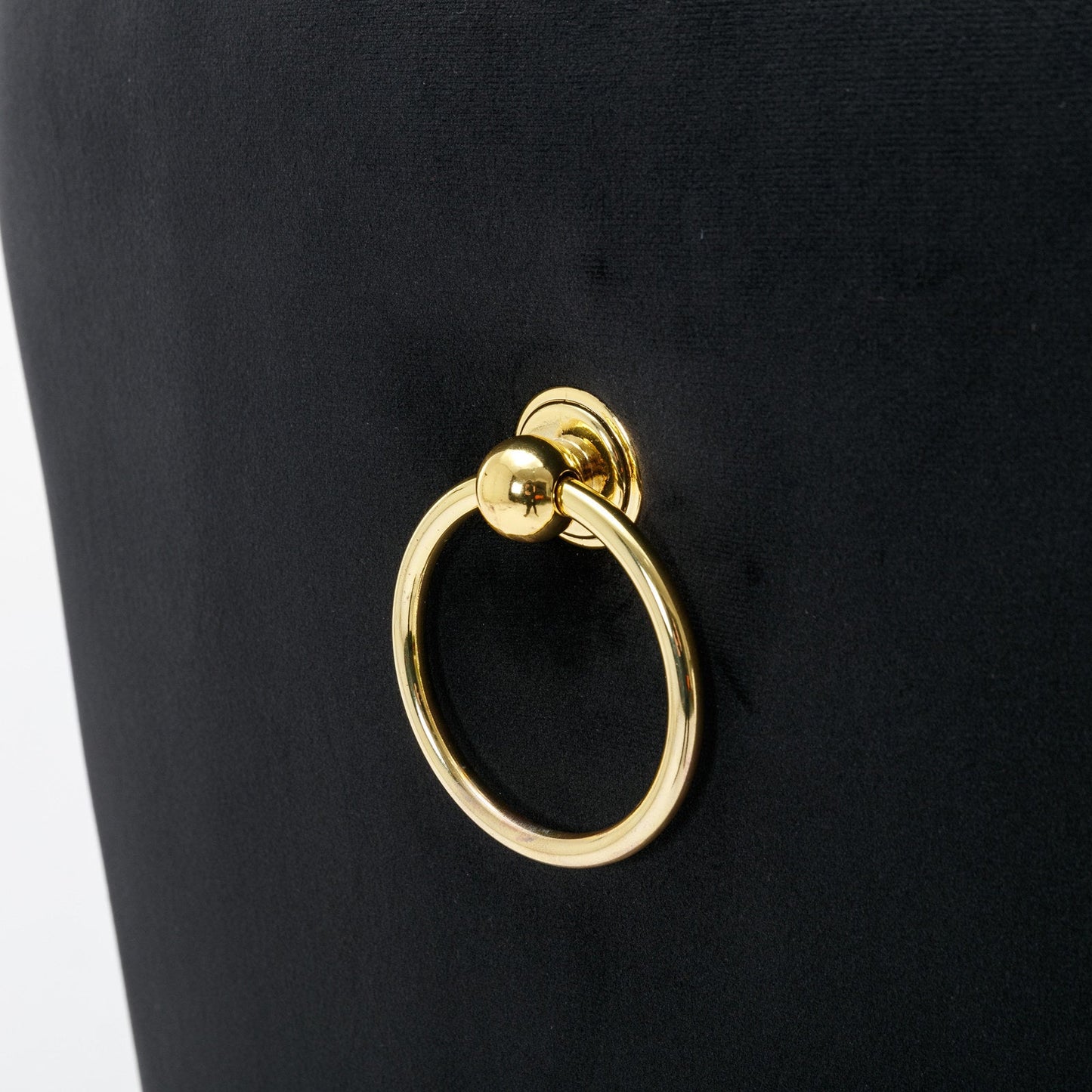 Thick Golden Swivel Velvet Barstools - Set of 2