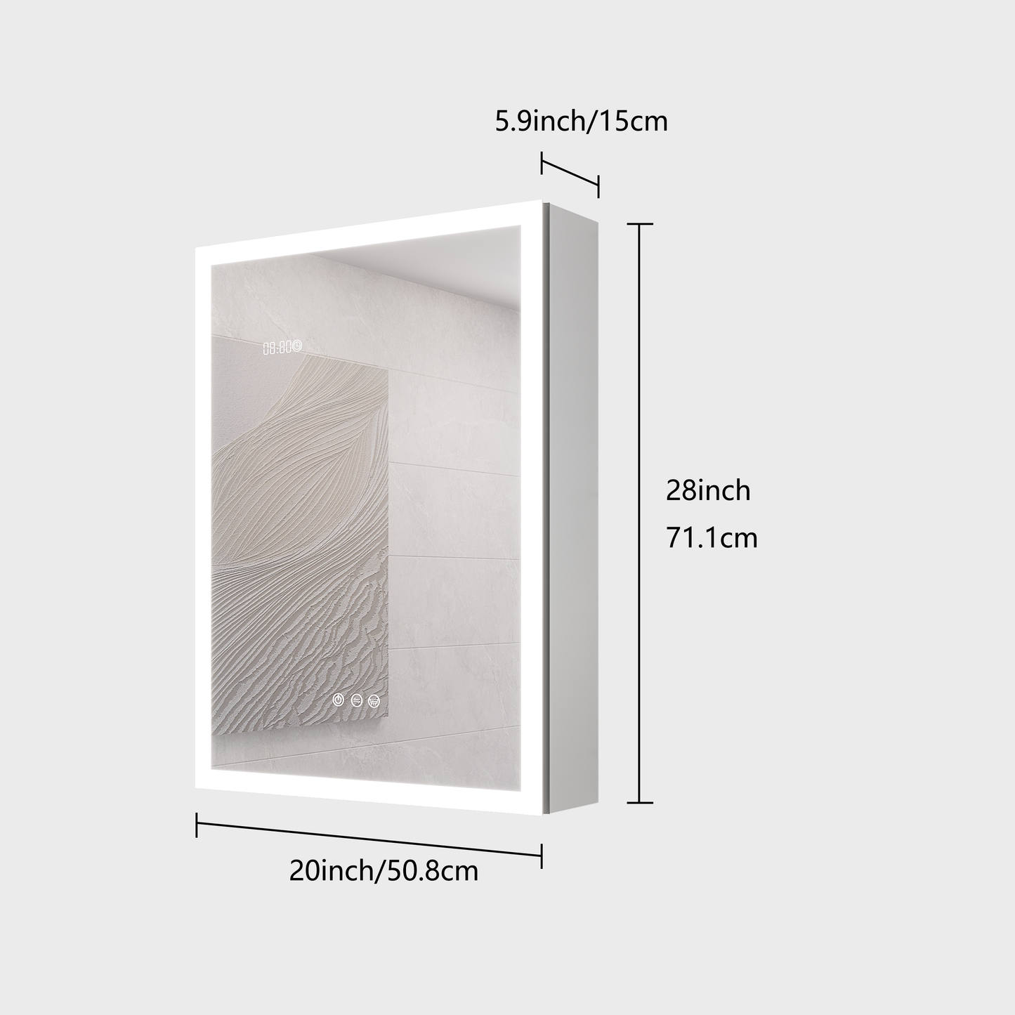 Bathroom Medicine Cabinet with Lights