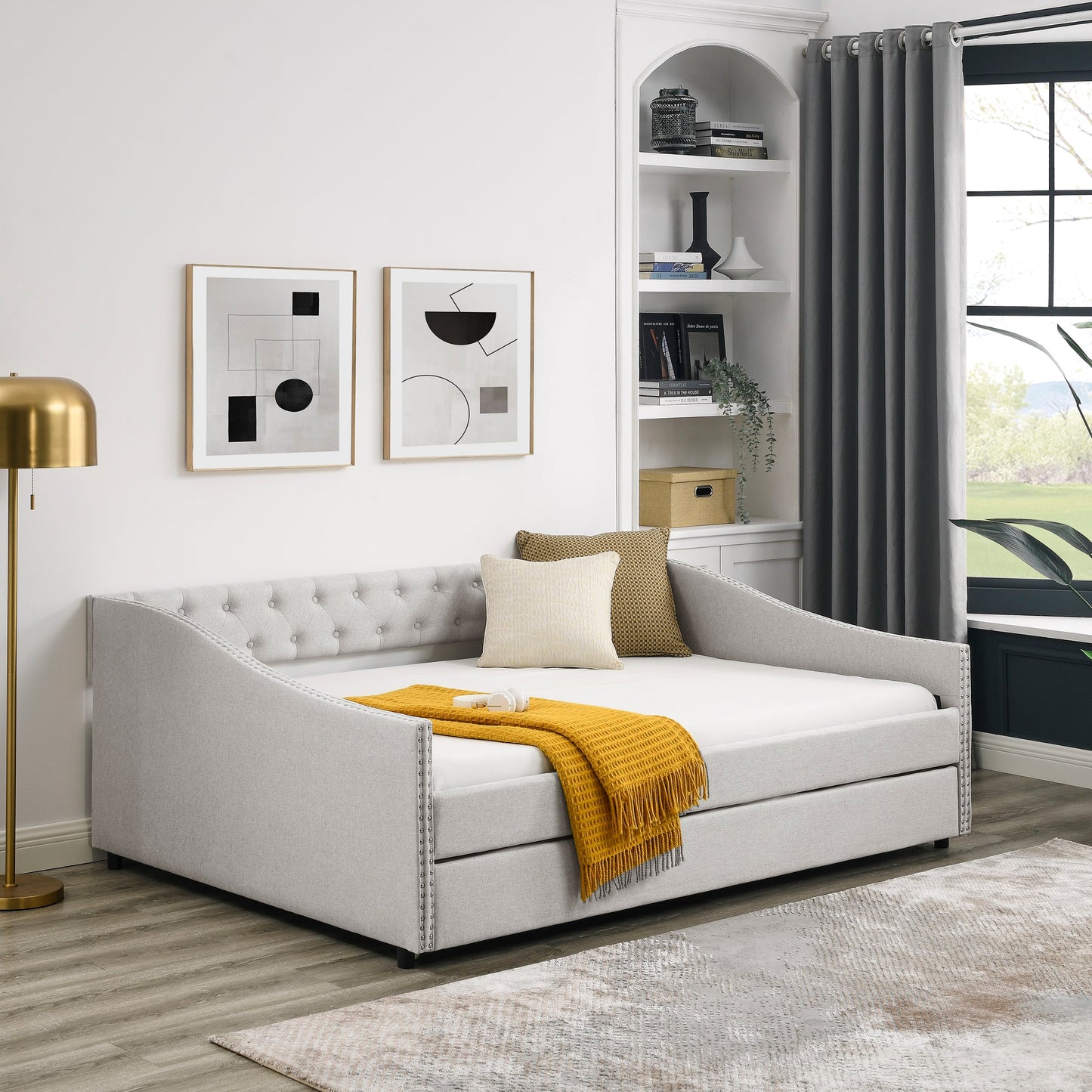 Full Size Daybed with Twin Size Trundle