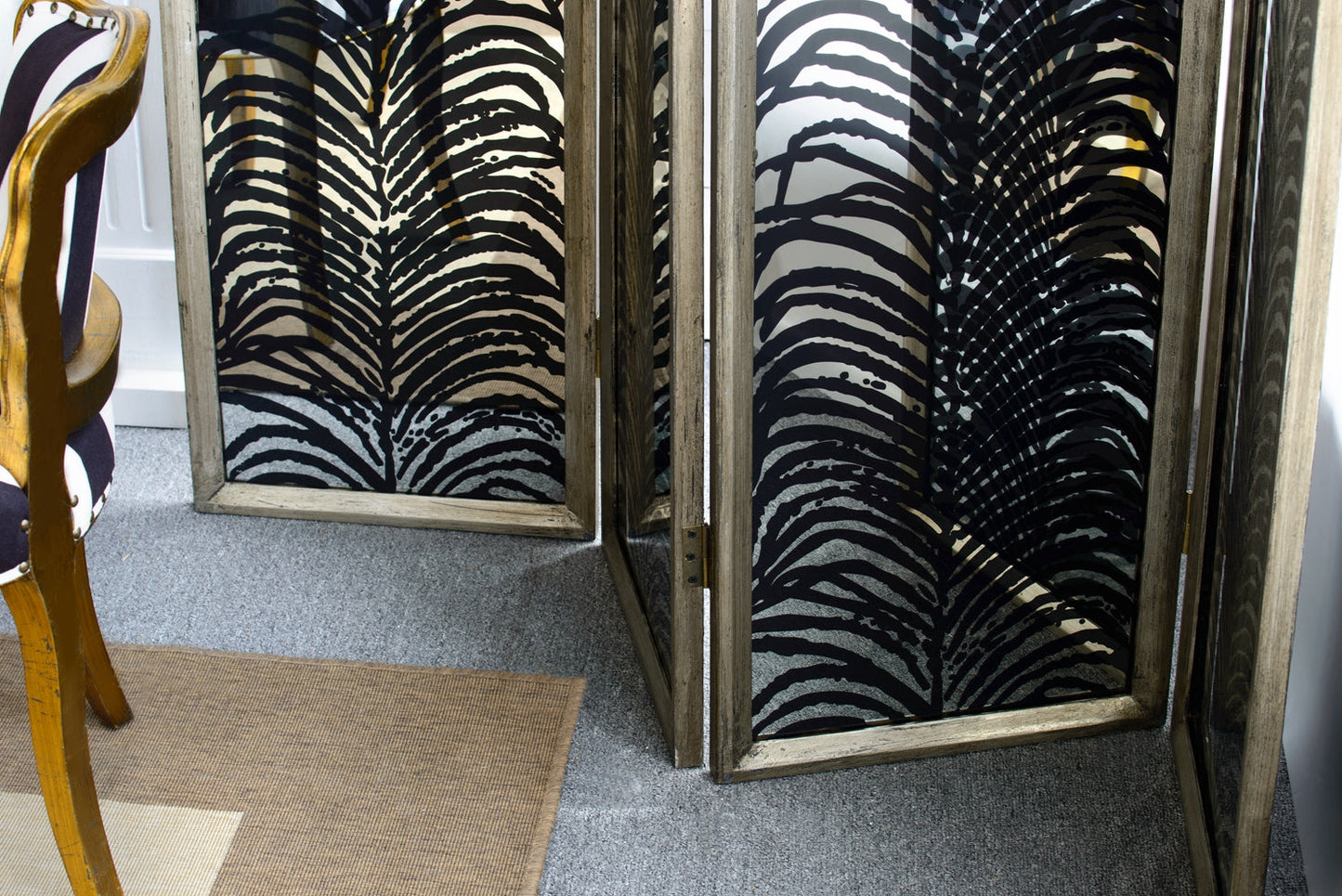 Herero 4-Panel Decorative Screen Room Divider