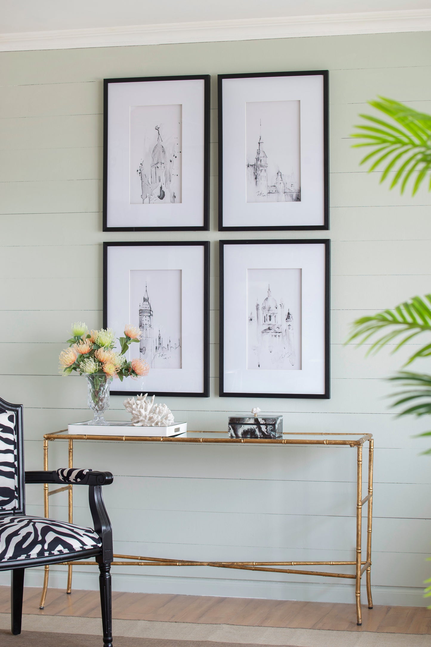 Set of 4 Architecture Wall Art Prints