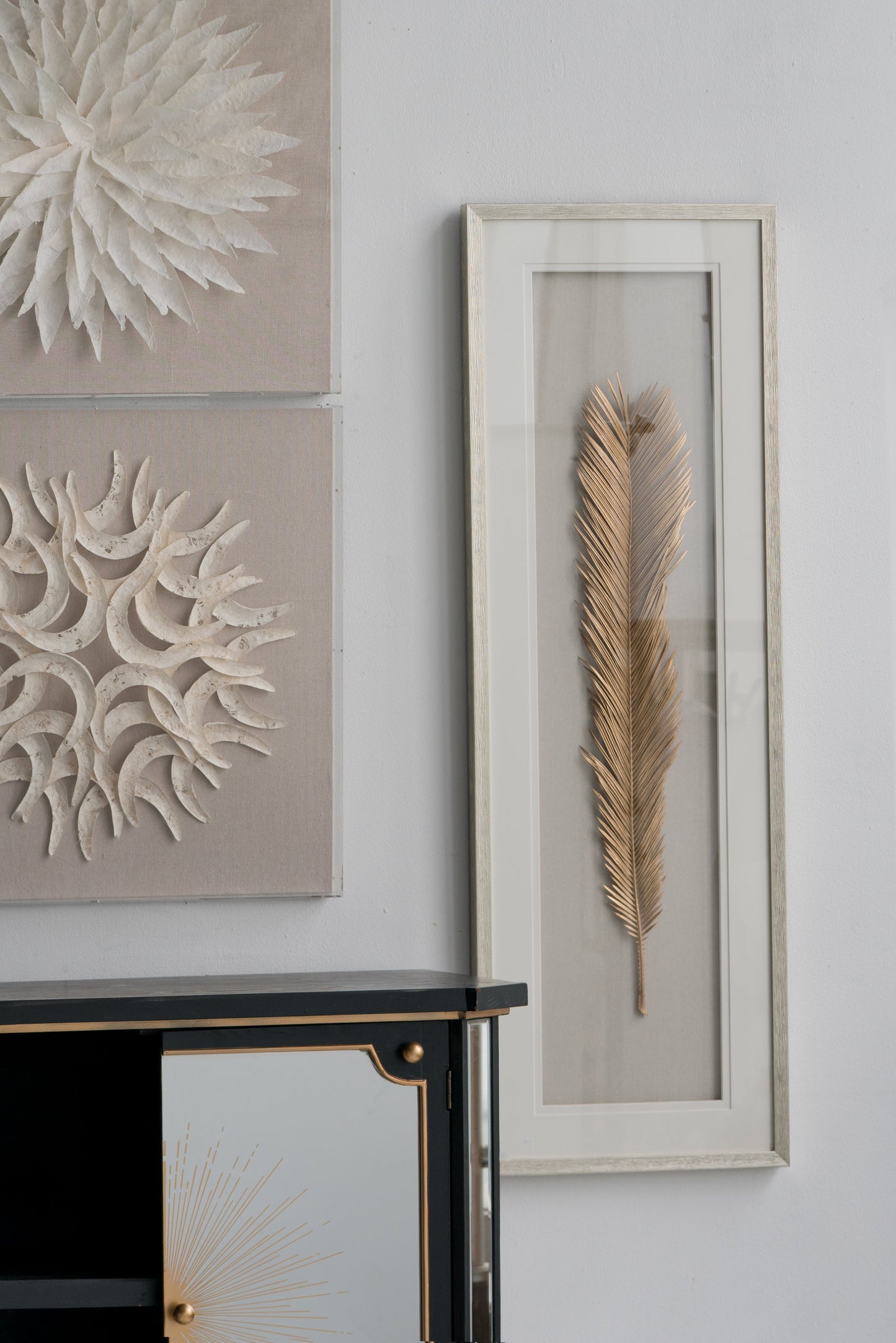 Gold Leaf Framed Wall Art