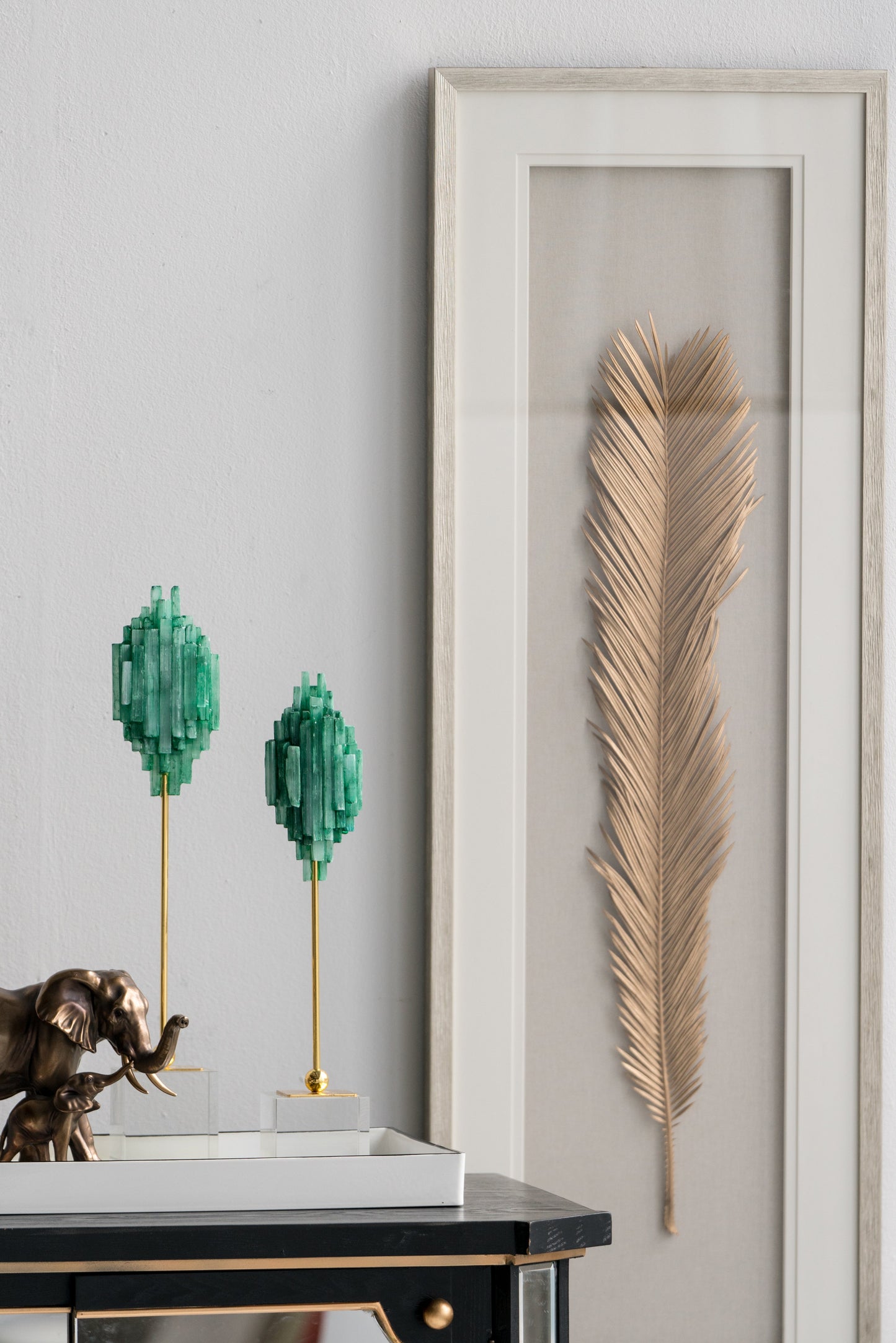 Gold Leaf Framed Wall Art