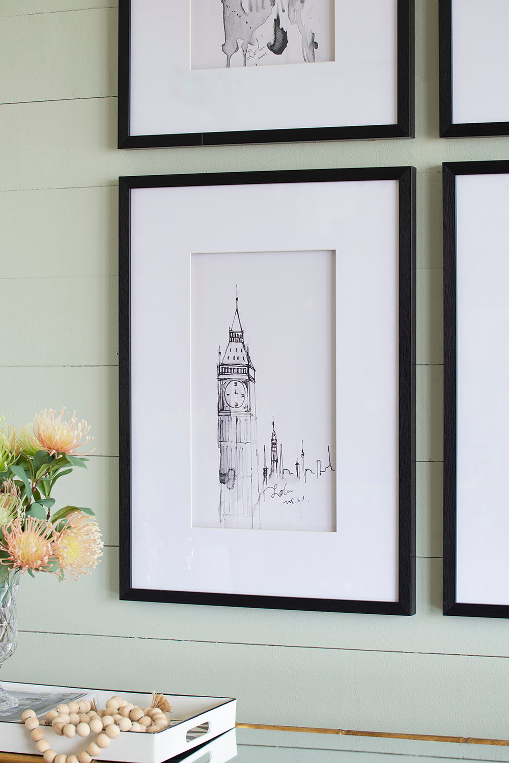 Set of 4 Architecture Wall Art Prints