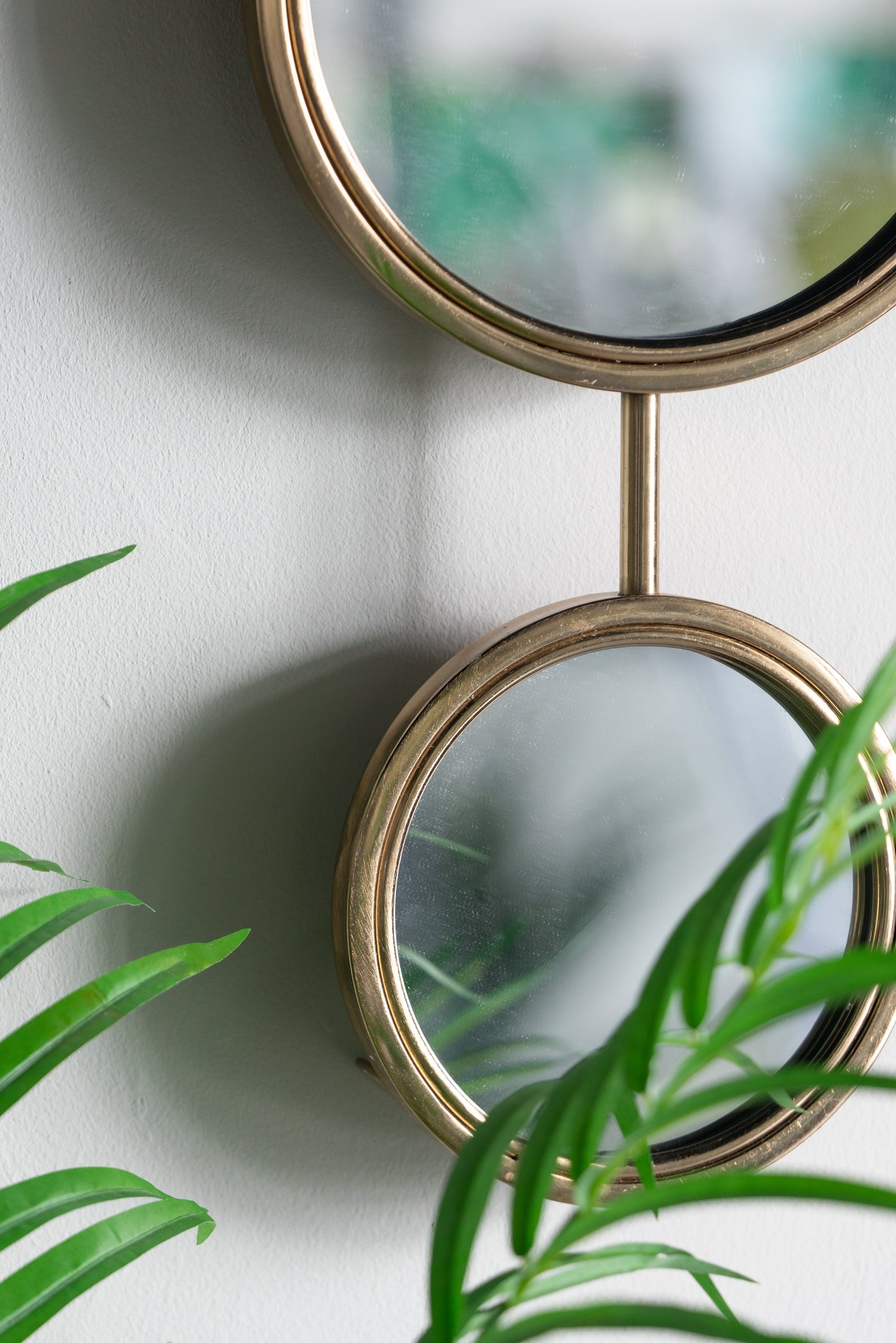 2 Circle Mirrors for Wall Decor