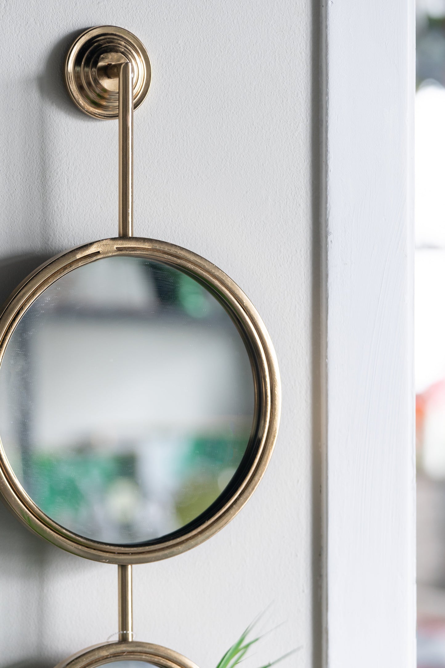 2 Circle Mirrors for Wall Decor