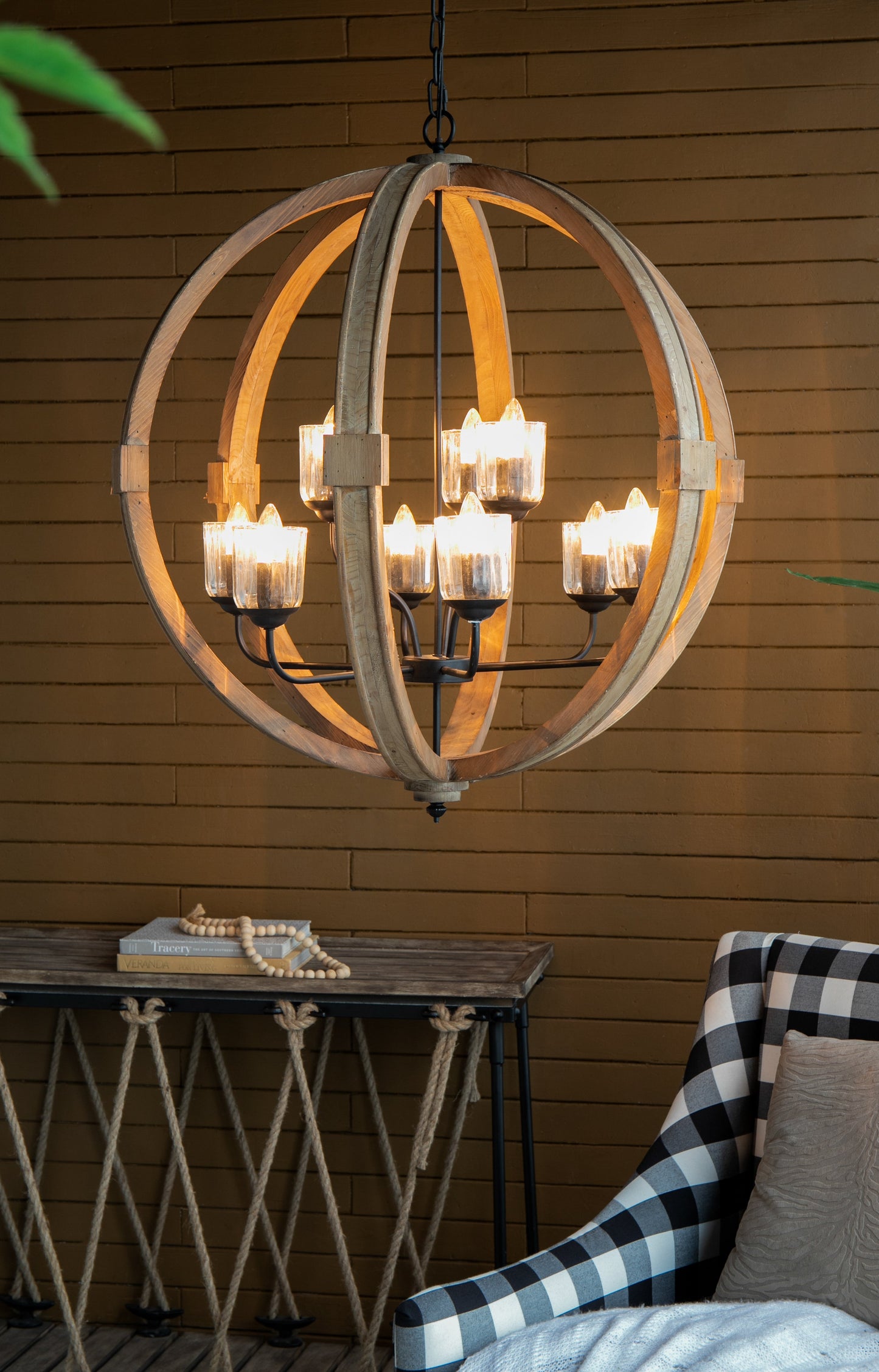 9-Light Globe Chandelier