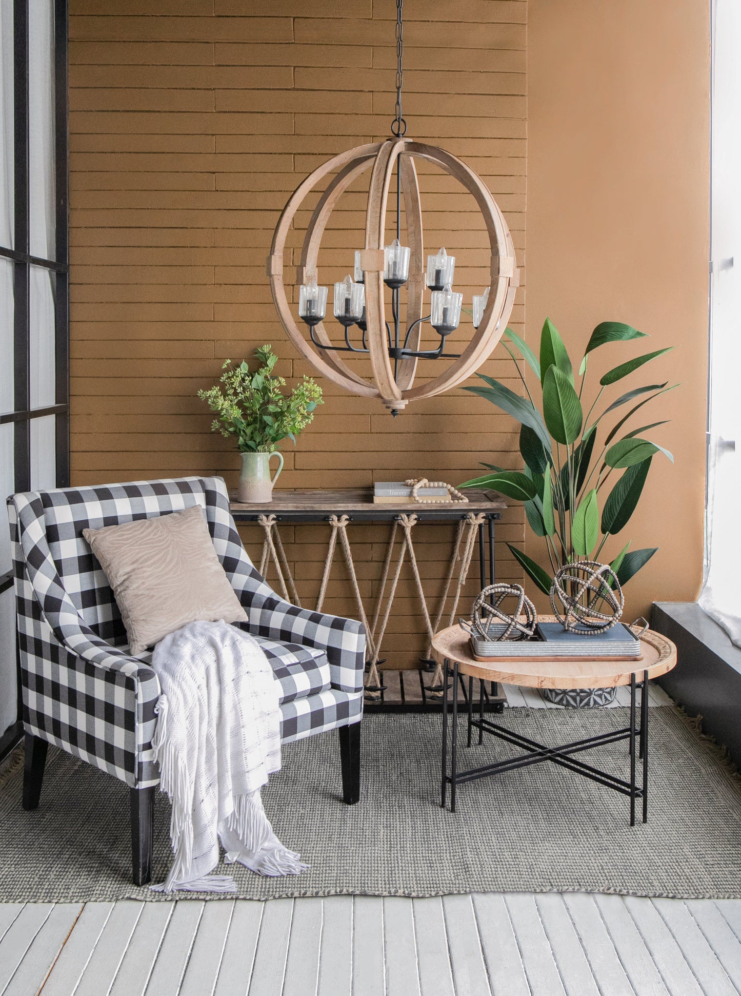 9-Light Globe Chandelier