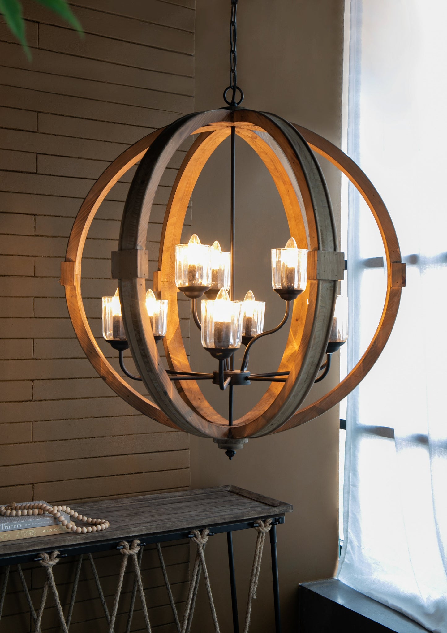 9-Light Globe Chandelier